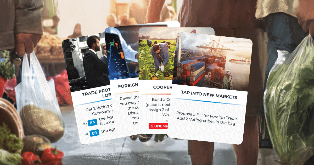 Hegemony Board Game Lead your Class to Victory- foreign trade